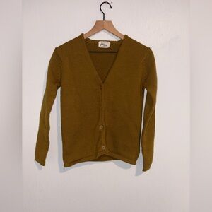 Vintage Expressly by Judy’s Golden Brown 100% Wool Sweater Small